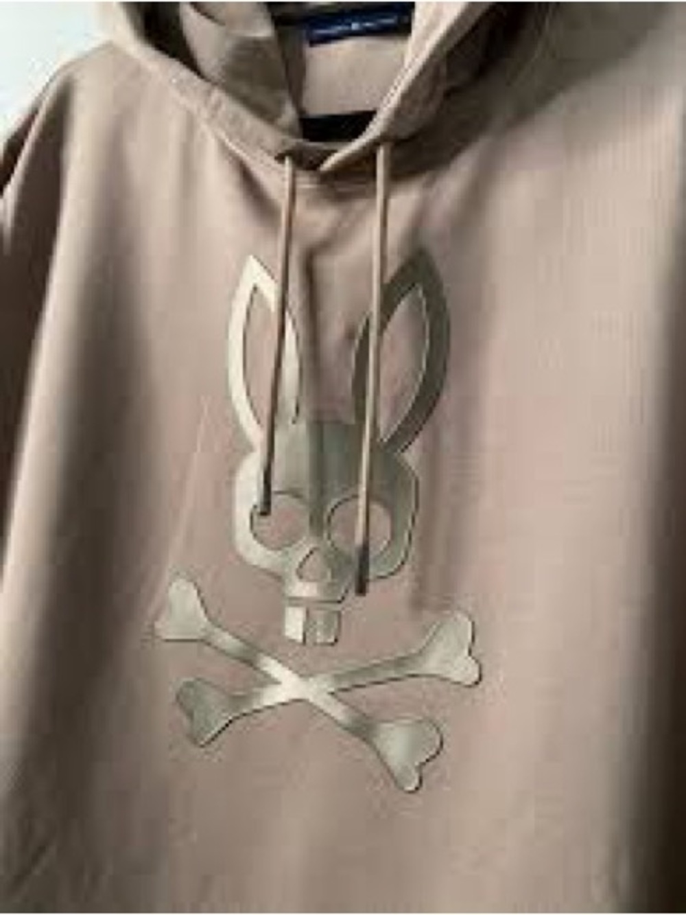 Psycho Bunny Alexander Hoodie neutral/brown EUC SZ M